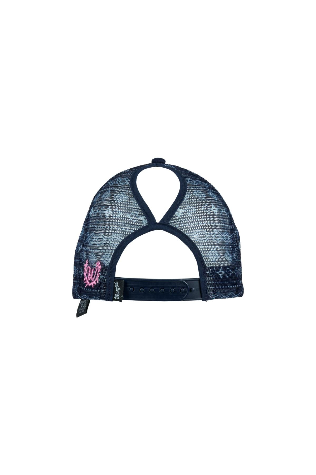 Wrangler Andy High Profile Ponytail Trucker Cap