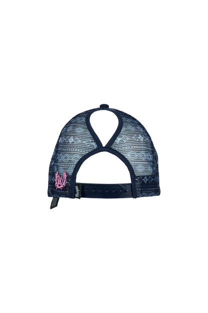 Wrangler Andy High Profile Ponytail Trucker Cap