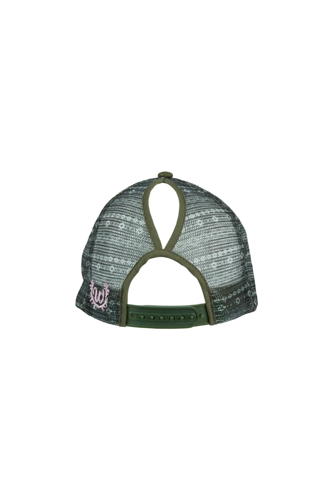 Wrangler High Profile Ponytail Trucker Cap
