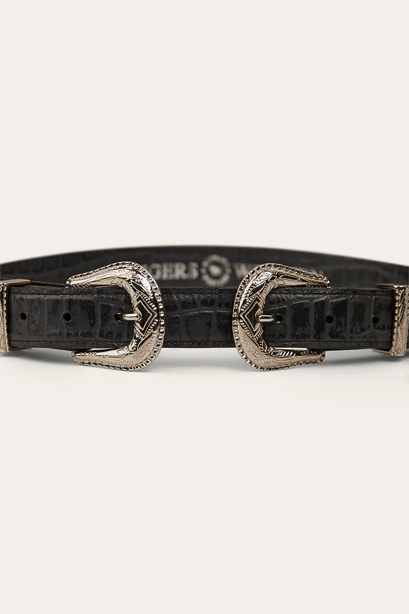 Ringers Western Zoey Double Buckle Belt