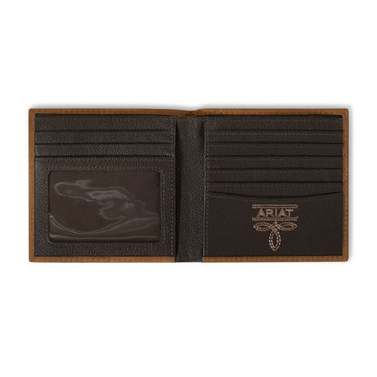 Ariat Bifold Scrolling Embossed Wallet - Saddleworld Devonport