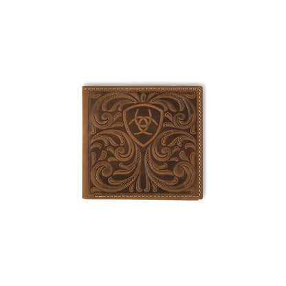 Ariat Bifold Scrolling Embossed Wallet - Saddleworld Devonport