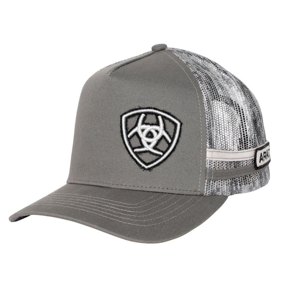 Ariat Digi Camo Trucker Cap - Castlerock Grey - Saddleworld Devonport