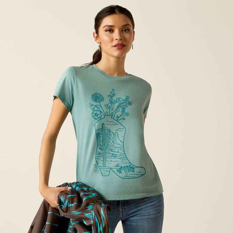Ariat Garden Boot Tee - Saddleworld Devonport