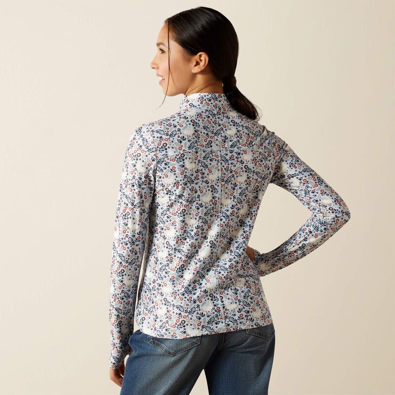 Ariat Girls Lowell 3.0 Long Sleeve 1/4 Zip - Saddleworld Devonport