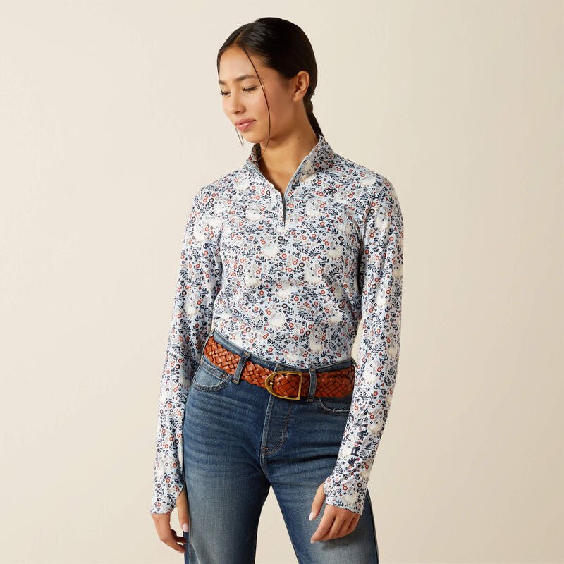 Ariat Girls Lowell 3.0 Long Sleeve 1/4 Zip - Saddleworld Devonport