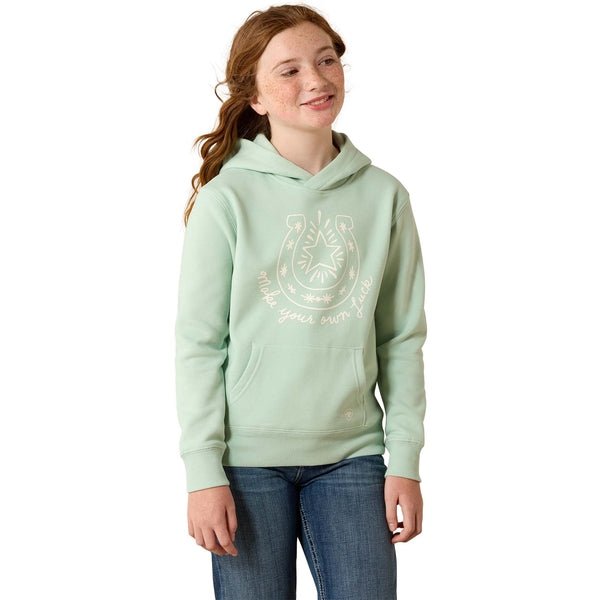 Ariat Girls Make Your Luck Hoodie - Saddleworld Devonport