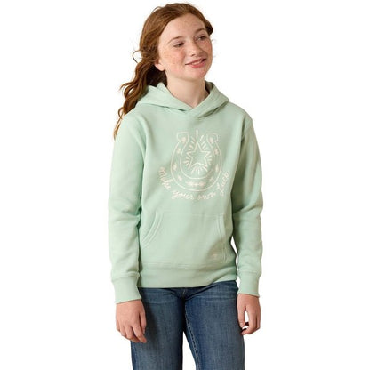 Ariat Girls Make Your Luck Hoodie - Saddleworld Devonport