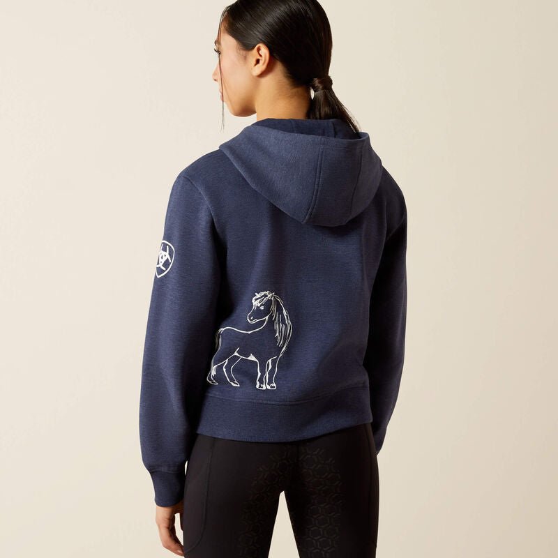 Ariat Girls Spiffy Full Zip Sweatshirt - Saddleworld Devonport