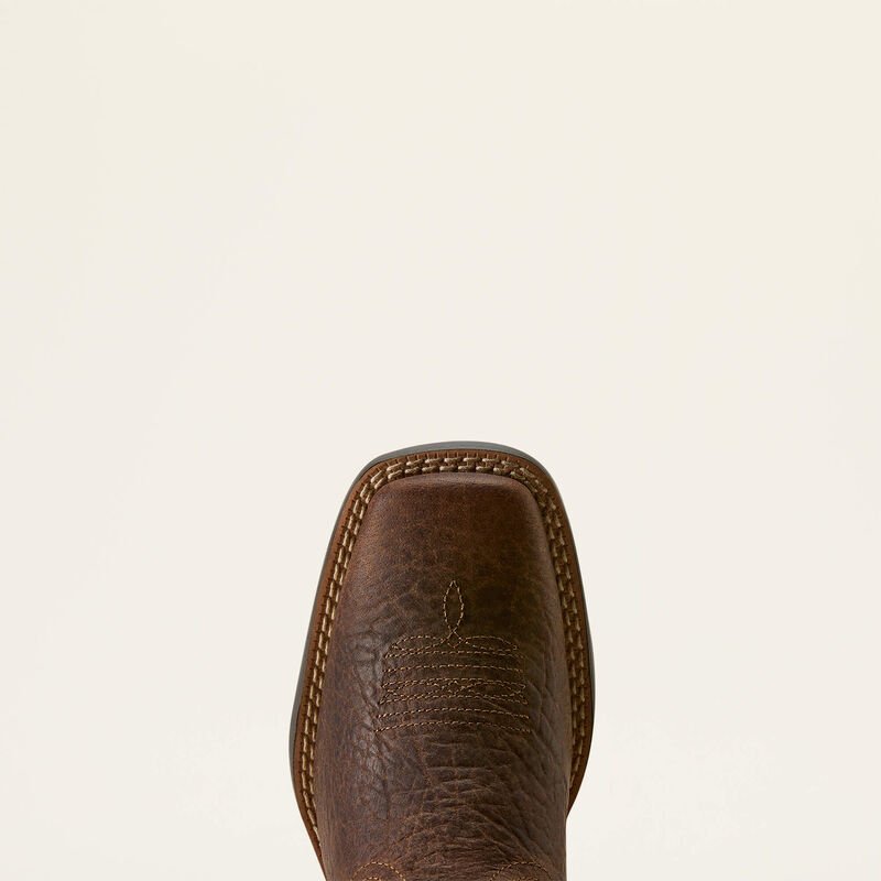 Ariat Kids Driftwood Wide Square Toe Boot - Earth/Royal Chocolate - Saddleworld Devonport