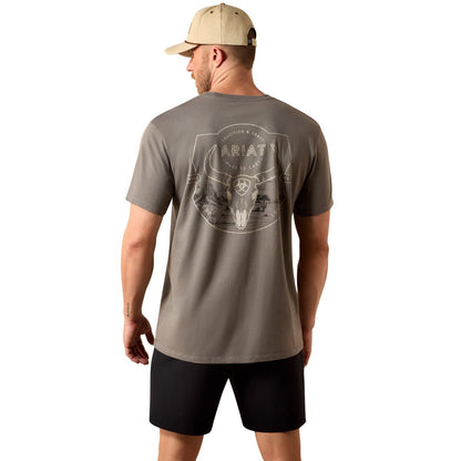 Ariat Mens Desert Badge Tradition Tee - Saddleworld Devonport