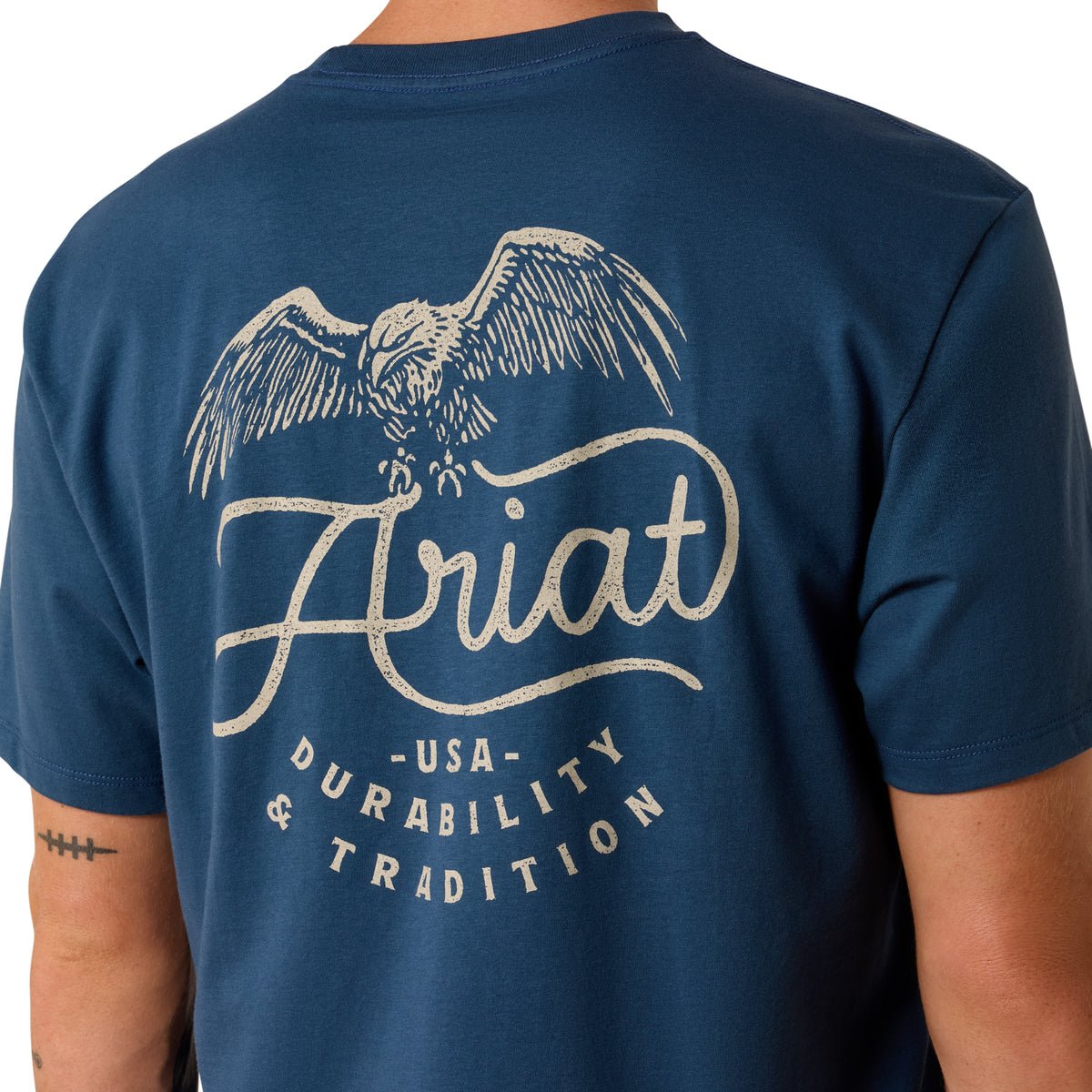 Ariat Mens Drop Down Eagle Tee - Saddleworld Devonport