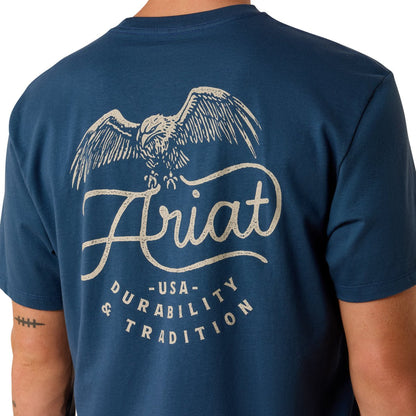 Ariat Mens Drop Down Eagle Tee - Saddleworld Devonport