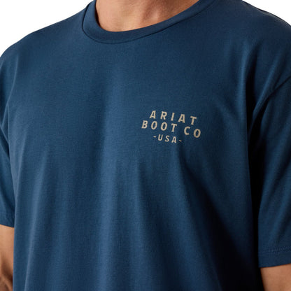 Ariat Mens Drop Down Eagle Tee - Saddleworld Devonport