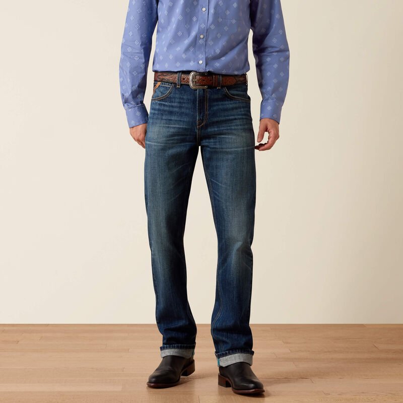 Ariat Mens M7 Classic Rise Slim Straight Jeans - Adam Istanbul - Saddleworld Devonport