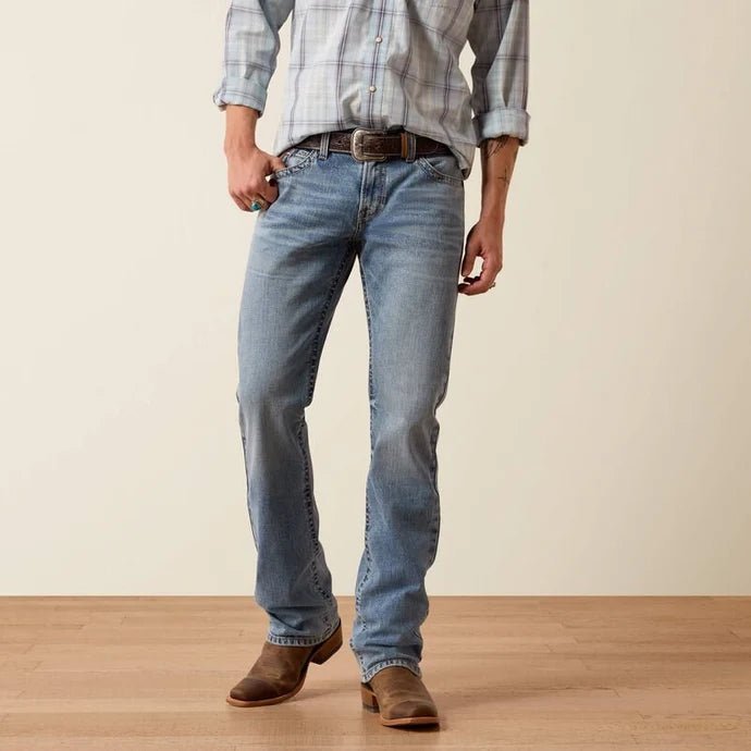Ariat Mens M7 Slim Straight Jeans - Bolt Emmet - Saddleworld Devonport