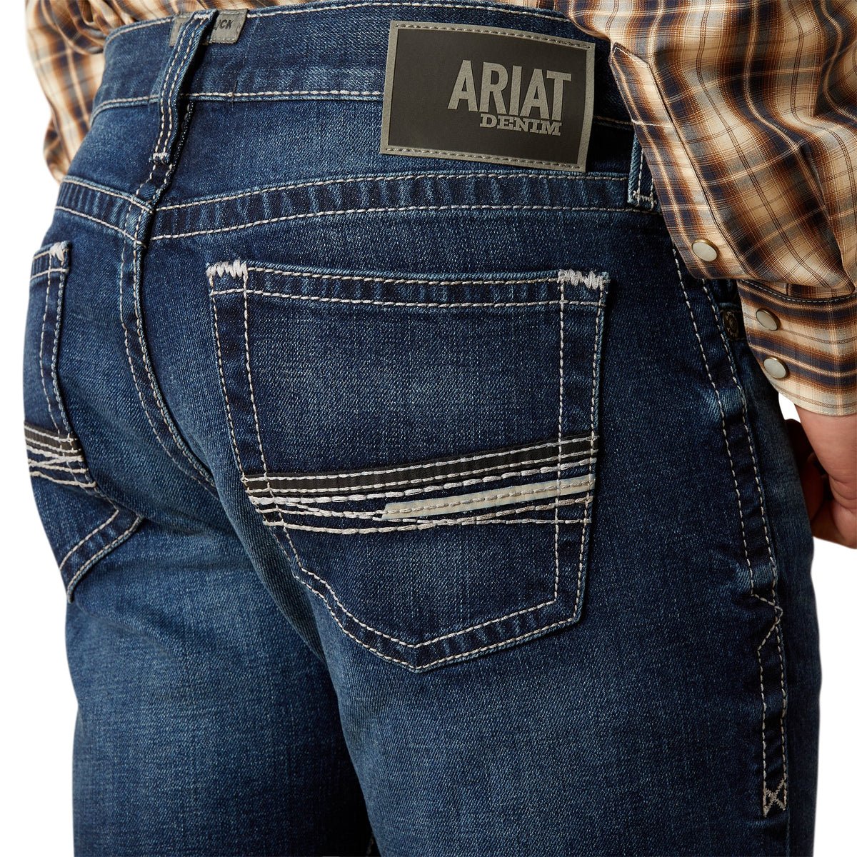 Ariat Mens M8 Jason Salton Slim Straight Jeans - Saddleworld Devonport