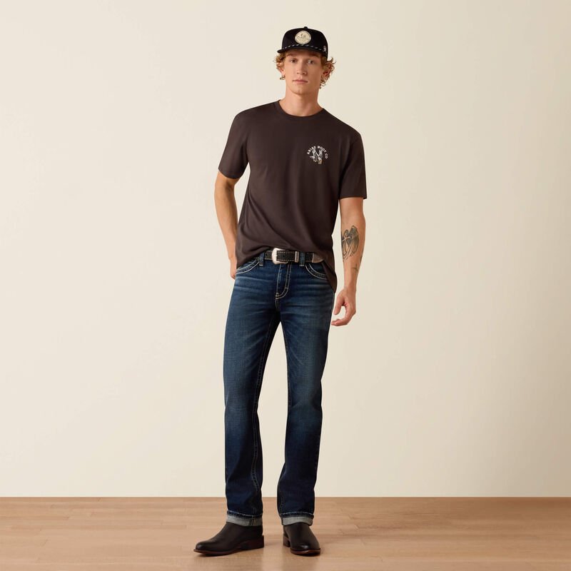 Ariat Mens M8 Modern Slim Straight Jeans - Carlington Hillcrest - Saddleworld Devonport