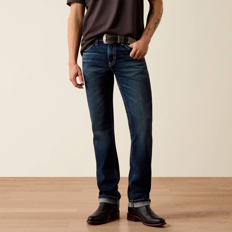 Ariat Mens M8 Modern Slim Straight Jeans - Carlington Hillcrest - Saddleworld Devonport