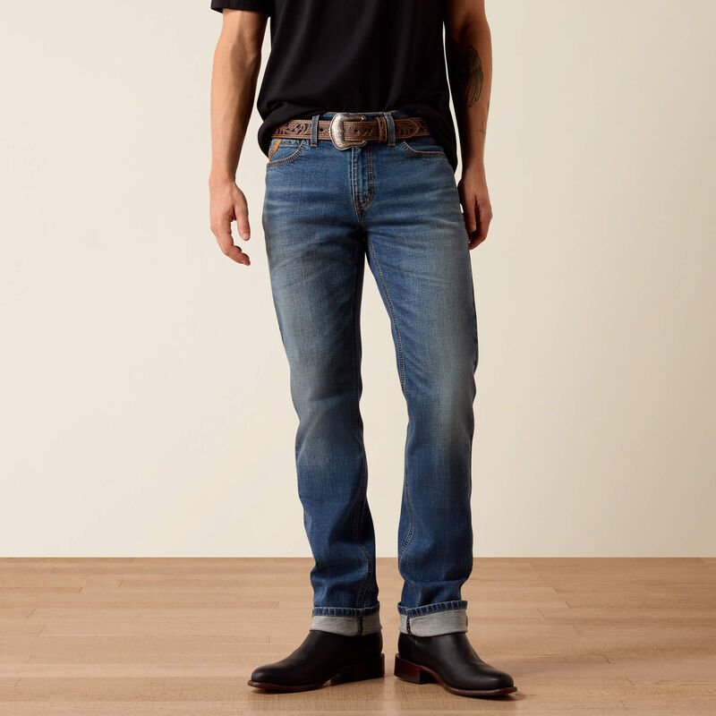 Ariat Mens M8 Modern Slim Straight Jeans - Crosby Zane - Saddleworld Devonport