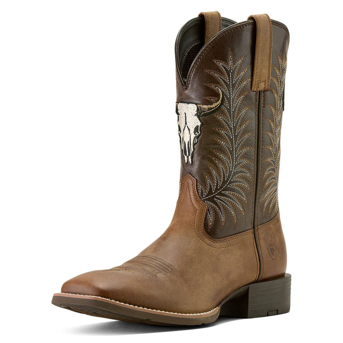 Ariat Mens Sport Steer Skull Boots - Saddleworld Devonport