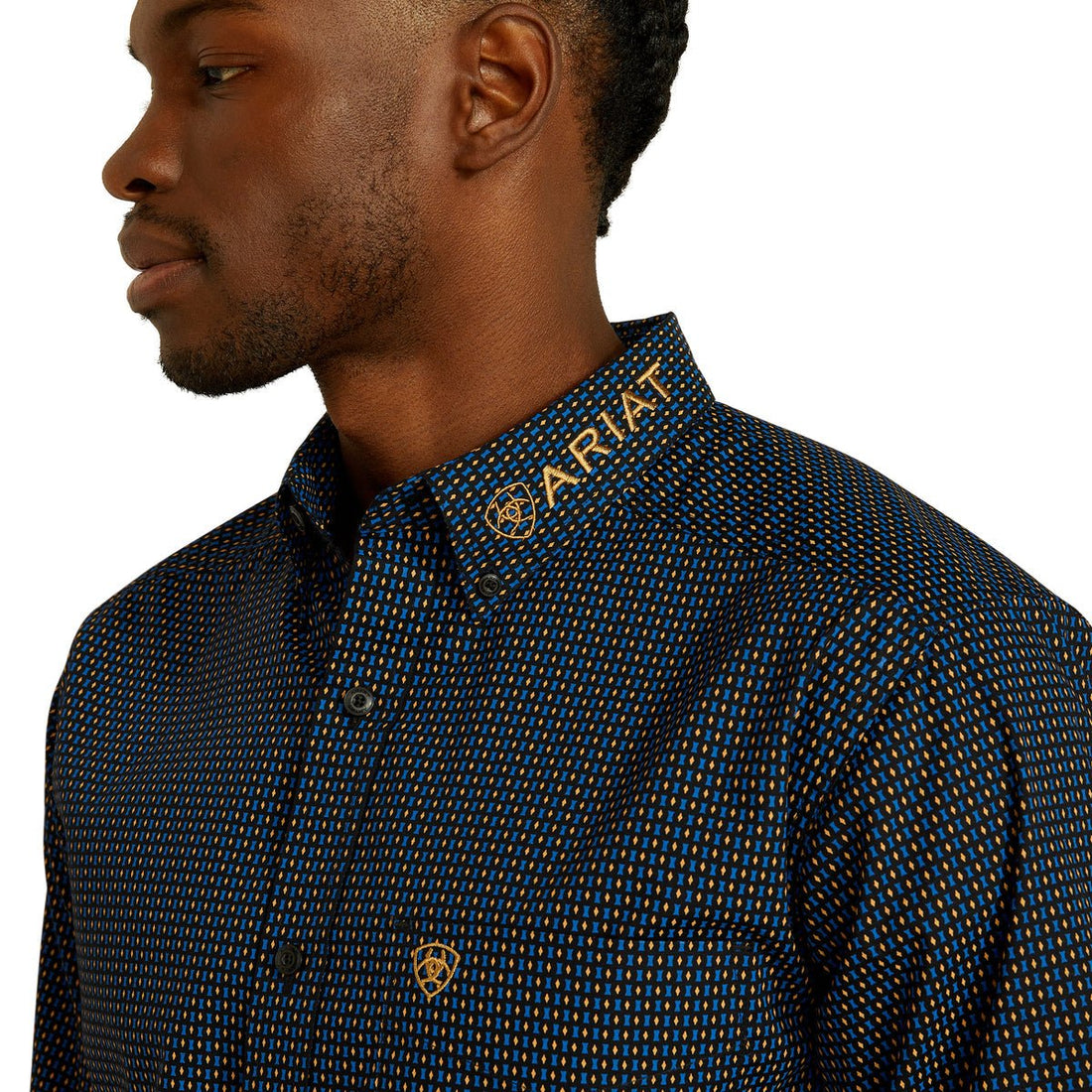 Ariat Mens Team Portland Fitted Long Sleeve Shirt - Saddleworld Devonport