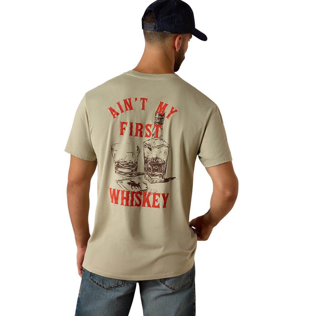 Ariat Mens Whiskey Uno Tee - Saddleworld Devonport