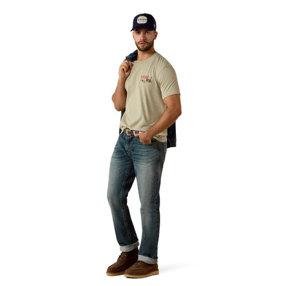 Ariat Mens Whiskey Uno Tee - Saddleworld Devonport