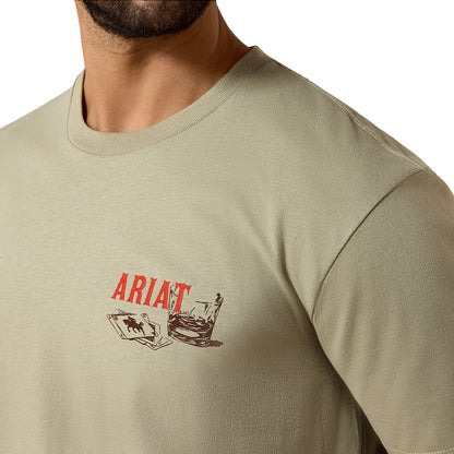 Ariat Mens Whiskey Uno Tee - Saddleworld Devonport