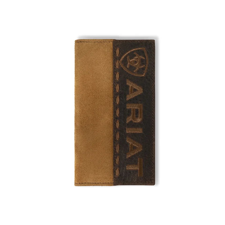 Ariat Rodeo Roughout Croco Tan Wallet - Saddleworld Devonport