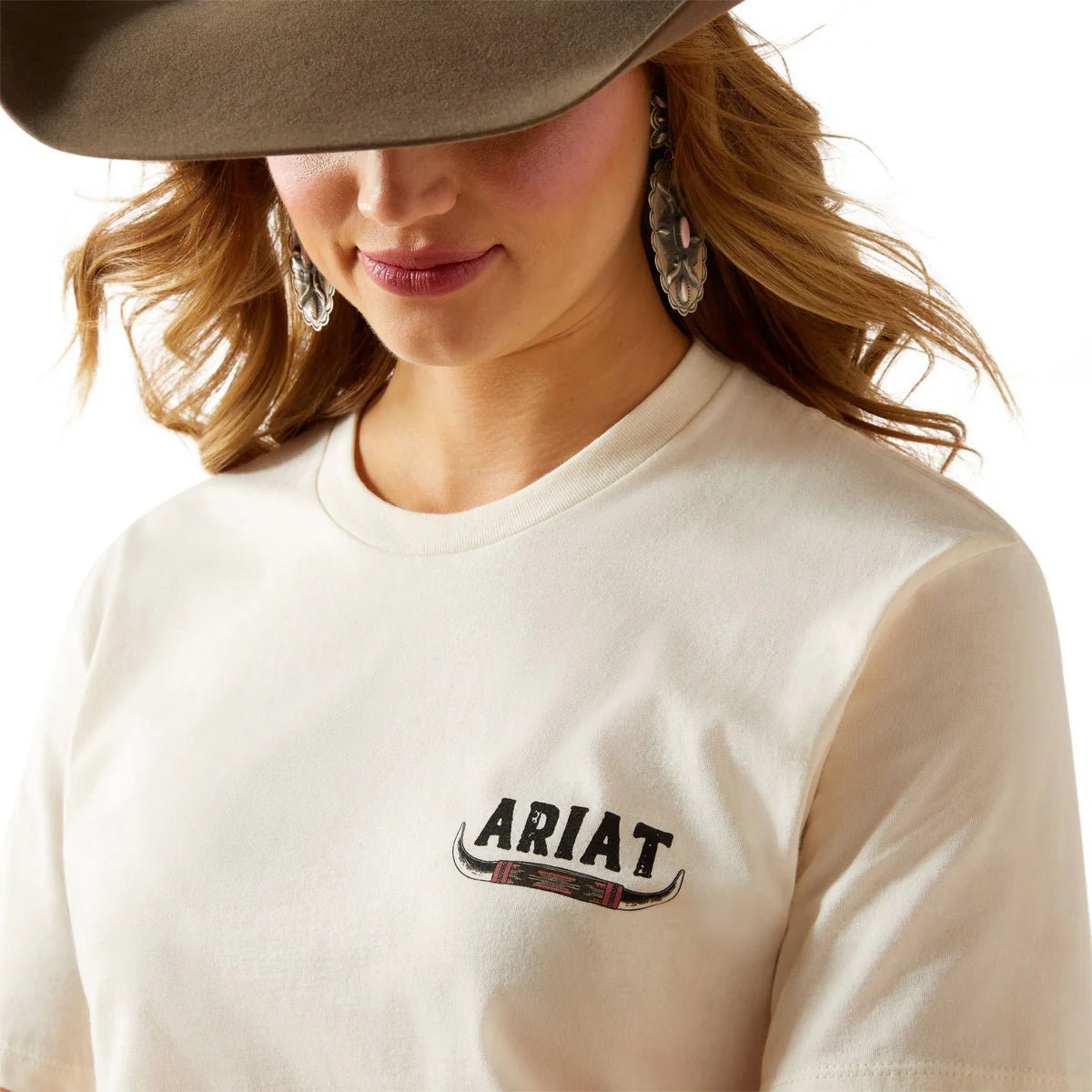 Ariat Womens Bull Horns T-Shirt - Saddleworld Devonport