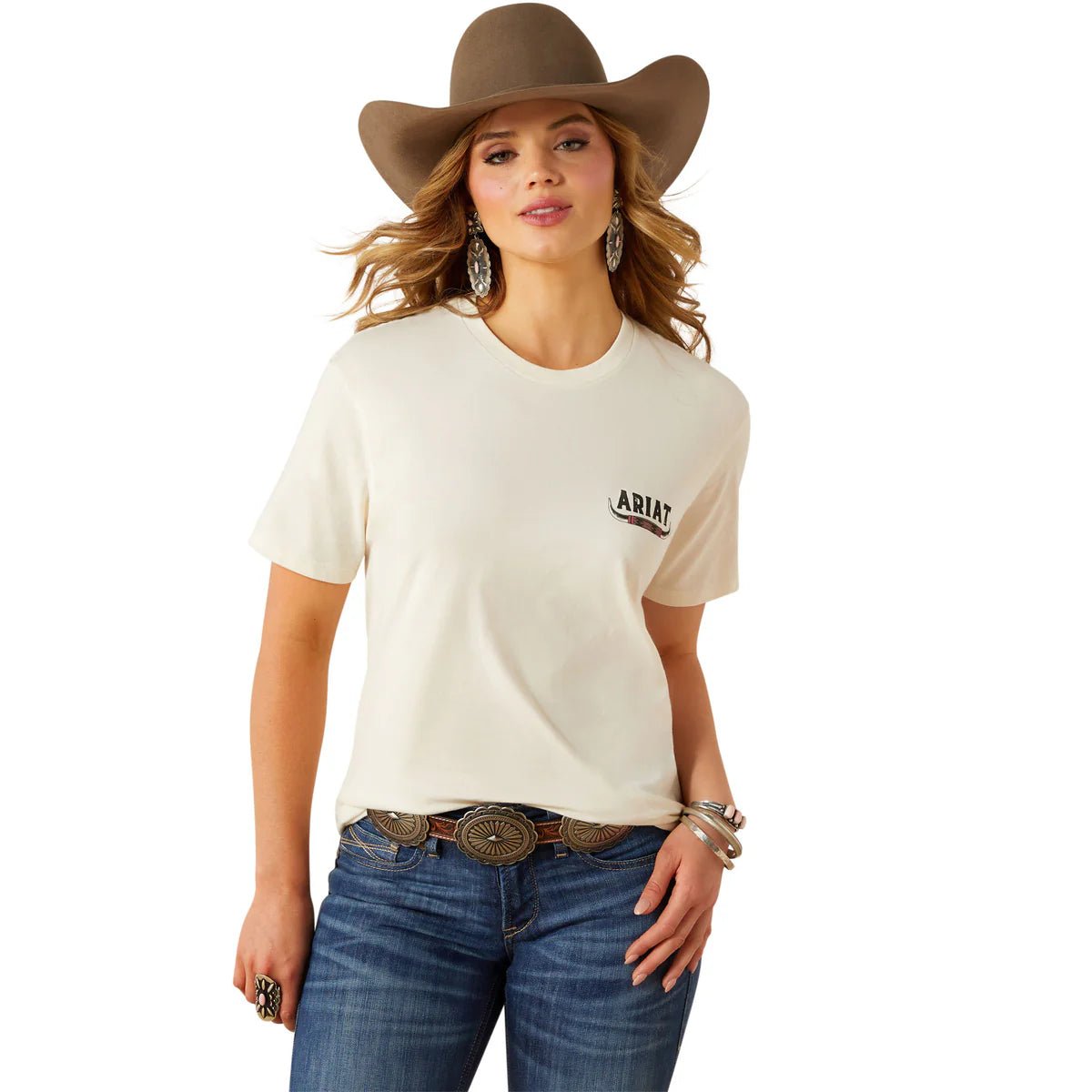 Ariat Womens Bull Horns T-Shirt - Saddleworld Devonport