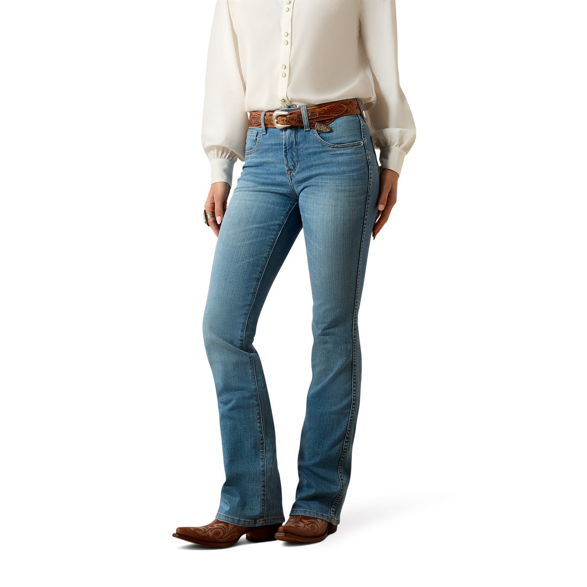 Ariat Womens High Rise Lorena Boot Cut Jeans - Tennessee - Saddleworld Devonport
