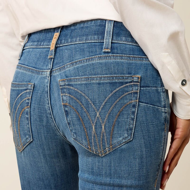 Ariat Womens Mid Rise Boot Cut Jeans - Esti Ithica - Saddleworld Devonport