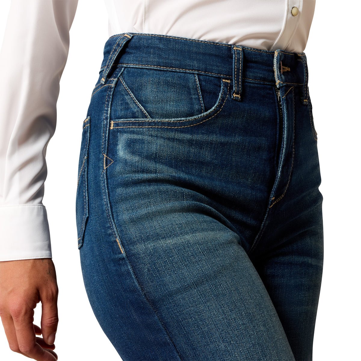 Ariat Womens Mid Rise Boot Cut JEans - Fiona Istanbul - Saddleworld Devonport