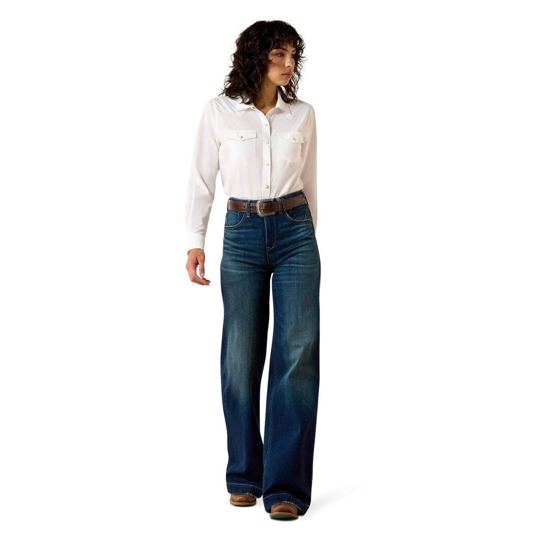 Ariat Womens Mid Rise Boot Cut JEans - Fiona Istanbul - Saddleworld Devonport
