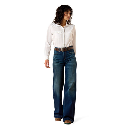 Ariat Womens Mid Rise Boot Cut JEans - Fiona Istanbul - Saddleworld Devonport
