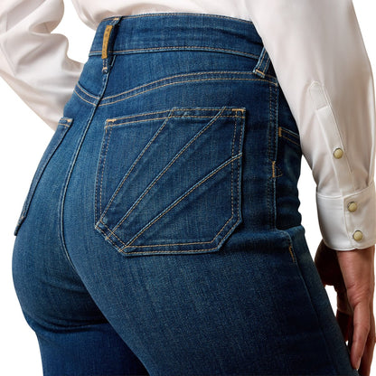 Ariat Womens Mid Rise Boot Cut JEans - Fiona Istanbul - Saddleworld Devonport