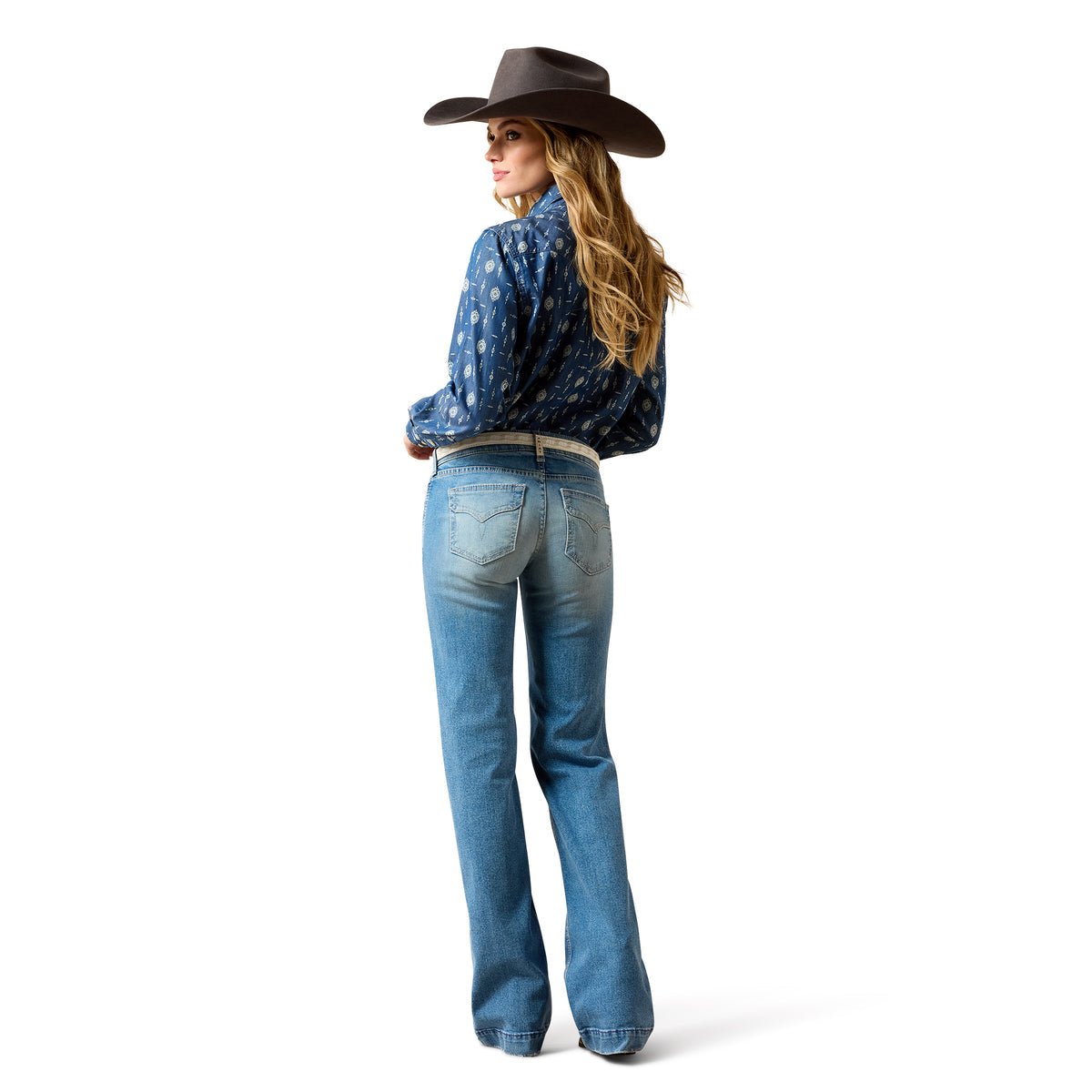 Ariat Womens Mid Rise Trouser - Clara Yuba - Saddleworld Devonport