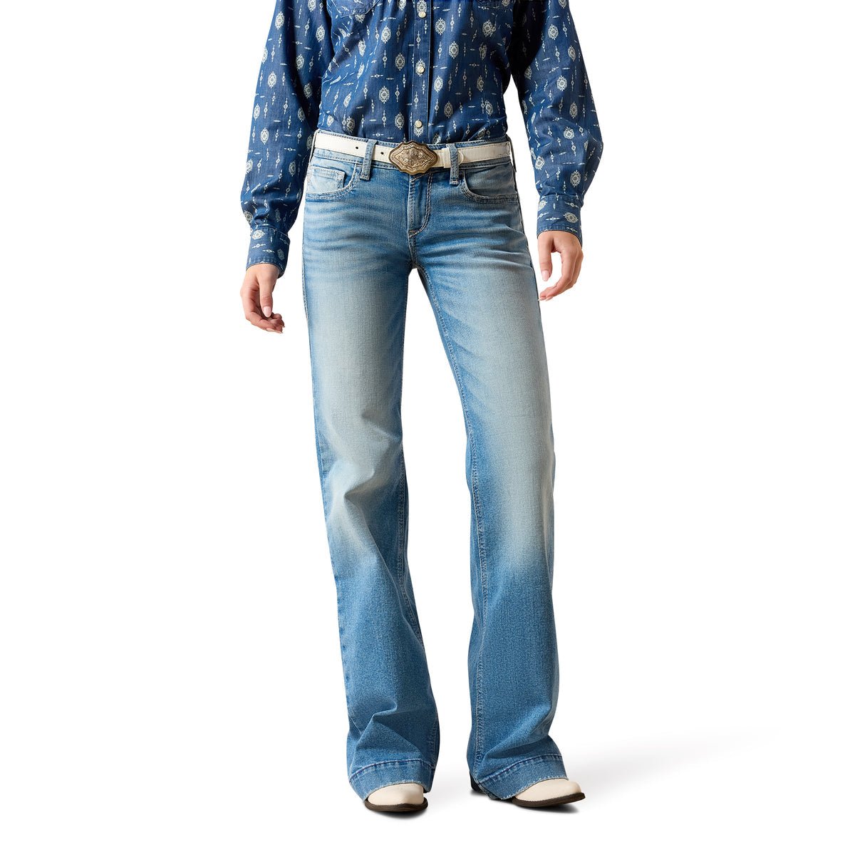 Ariat Womens Mid Rise Trouser - Clara Yuba - Saddleworld Devonport