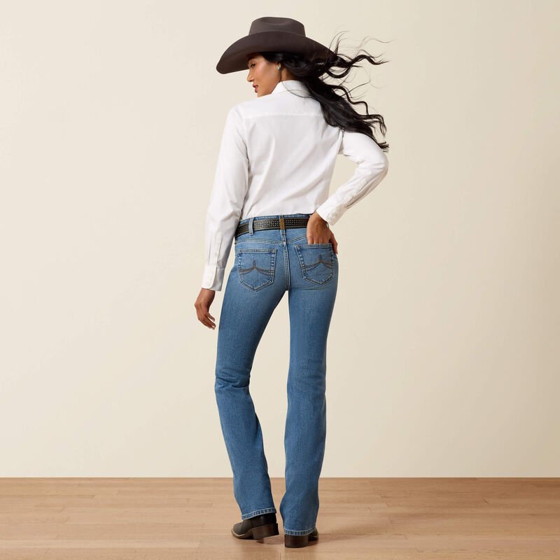 Ariat Womens Perfect Rise Boot Cut Acclimatize Jeans - Nayelli Panama - Saddleworld Devonport