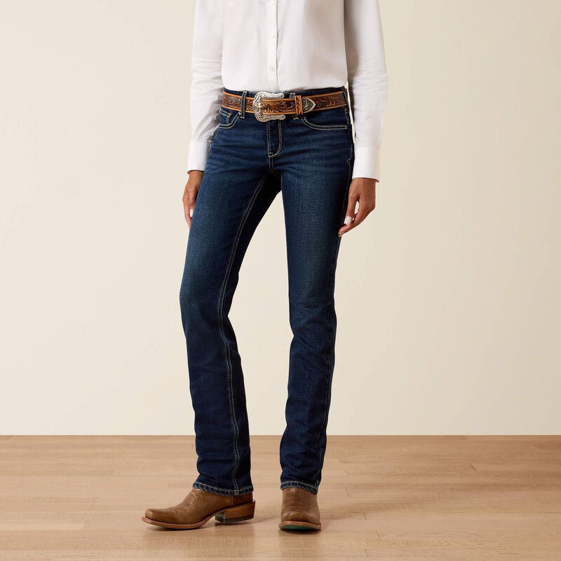Ariat Womens Perfect Rise Straight Acclimate Jeans - Harper Sonoma - Saddleworld Devonport
