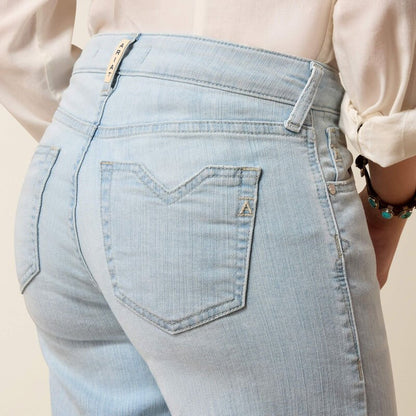 Ariat Womens Perfect Rise Wide Crop Jeans - Clare Claremont - Saddleworld Devonport