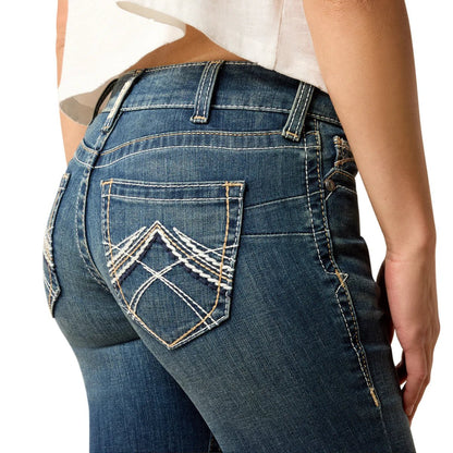 Ariat Womens R.E.A.L Boot Cut Whipstitch Jeans - Saddleworld Devonport