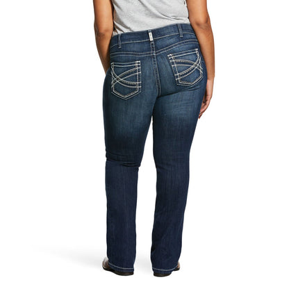 Ariat Womens R.E.A.L Mid Rise Entwined Boot Cut Jean - Saddleworld Devonport