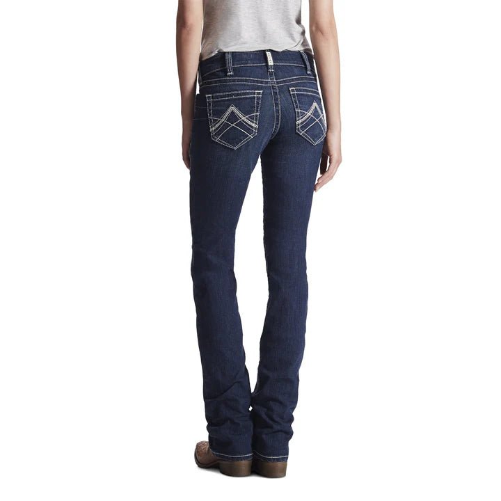 Ariat Womens R.E.A.L Straight Icon Jean - Saddleworld Devonport