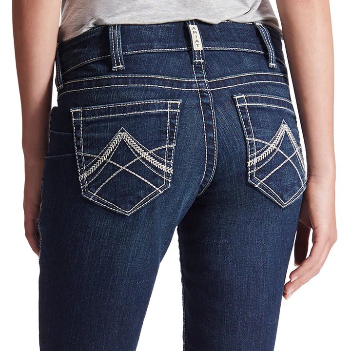 Ariat Womens R.E.A.L Straight Icon Jean - Saddleworld Devonport