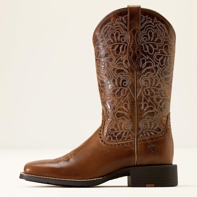 Ariat Womens Round Up Remuda Western - Aged Tan - Saddleworld Devonport