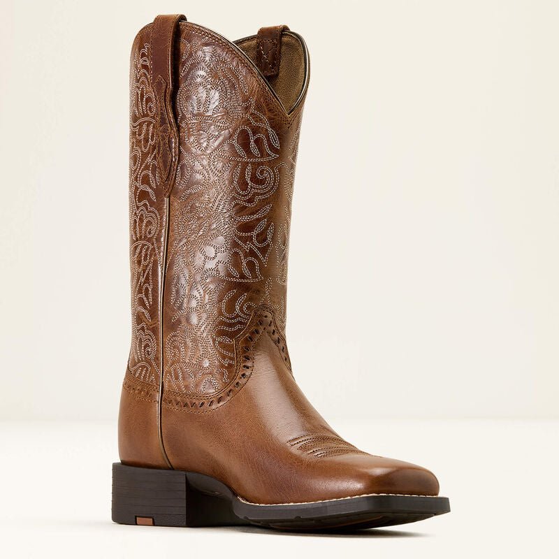 Ariat Womens Round Up Remuda Western - Aged Tan - Saddleworld Devonport
