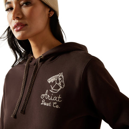 Ariat Womens Stitch Hoodie Mole - Saddleworld Devonport